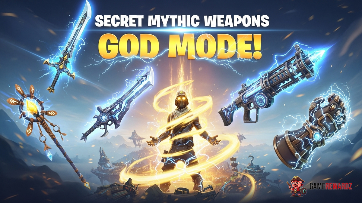 Fortnite: Secret Mythic Weapons - God Mode!
